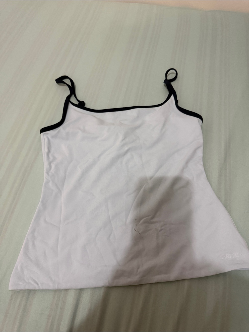 Women’s light blue Camisole with Black Trim